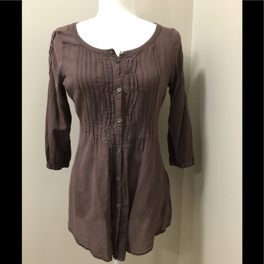 Pennyblack Brown Button Down Shirt